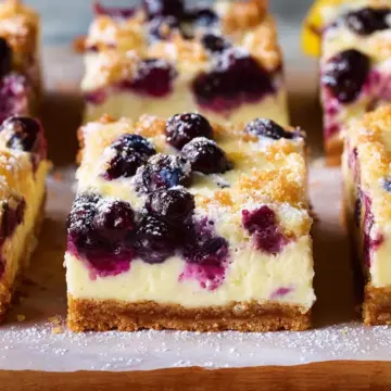 Lemon-Blueberry Cream Cheese Bars