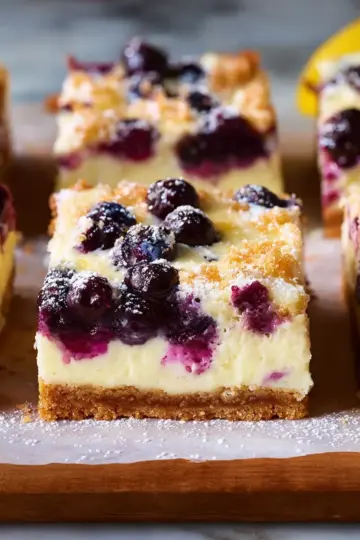 Lemon-Blueberry Cream Cheese Bars