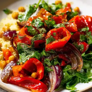 Roasted Red Pepper Salad