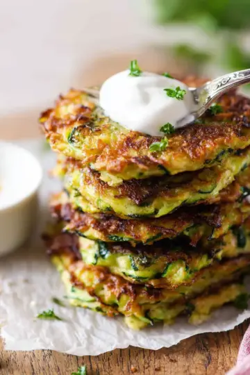 Crispy Zucchini Fritters