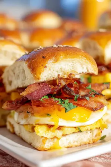 Crack Breakfast Sliders
