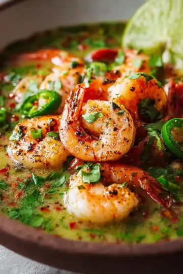 Shrimps in Culichi Salsa