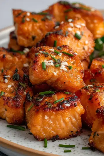 Air Fryer Salmon Bites