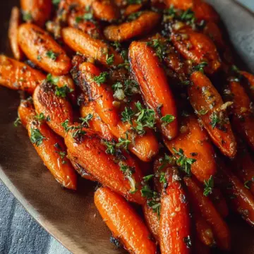 Mape Dijon Roasted Carrots