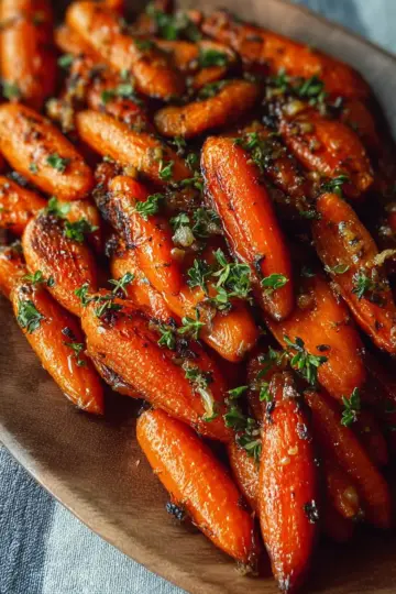 Mape Dijon Roasted Carrots