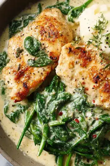 Creamy Chicken Florentine