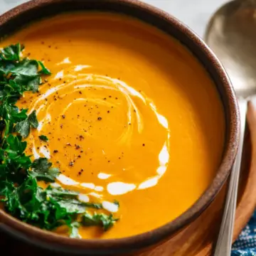 Creamy Roasted Carrot Soup