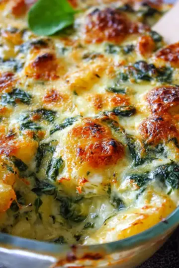 Spinach Potato Casserole