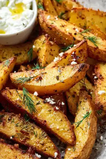 Roasted Greek Potato Wedges