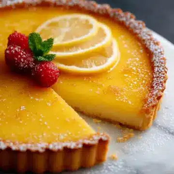 French Lemon Tart - Tarte au Citron
