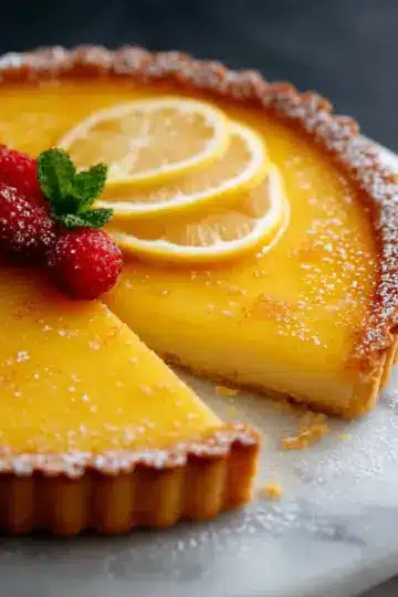 French Lemon Tart - Tarte au Citron