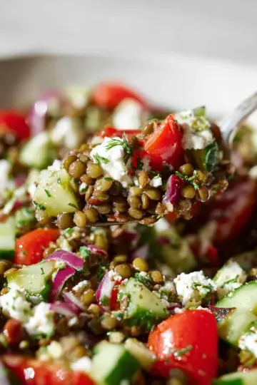 Greek Lentil Salad