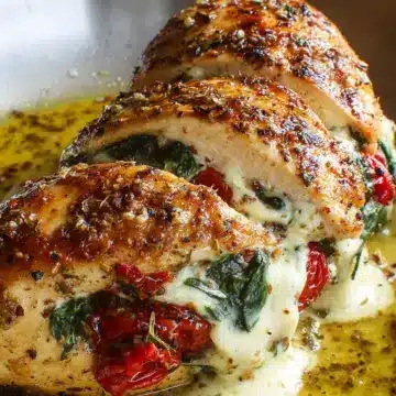 Caprese-Stuffed Chicken