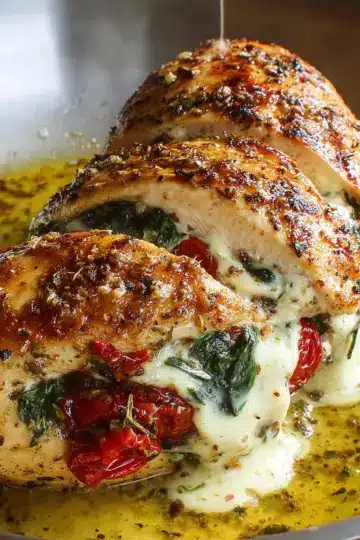 Caprese-Stuffed Chicken